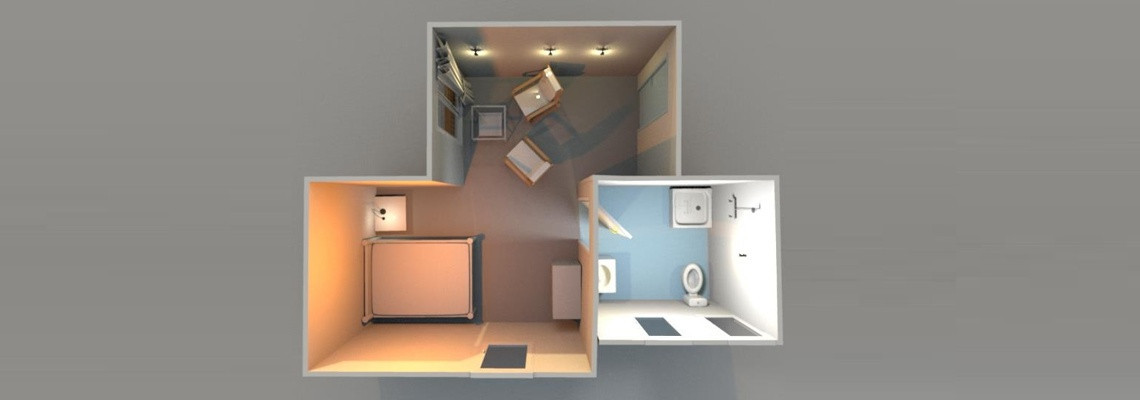 LAŠO KAMBARYS – dvivietis numeris su prancūzišku balkonu palėpėje