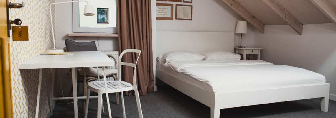 KASOS KAMBARYS – dvivietis numeris su dušu palėpėje