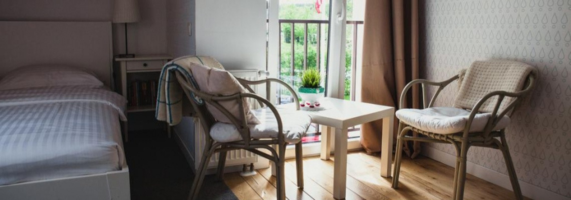 LAŠO KAMBARYS – dvivietis numeris su prancūzišku balkonu palėpėje