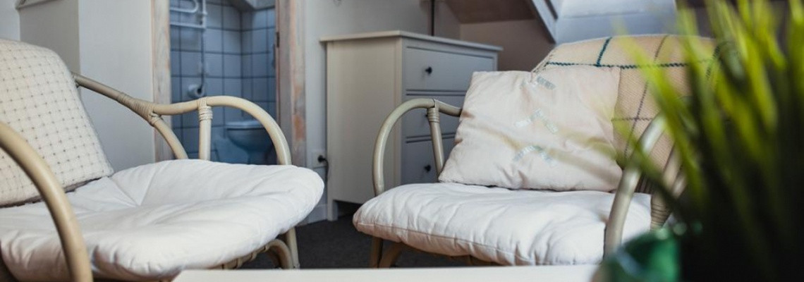 LAŠO KAMBARYS – dvivietis numeris su prancūzišku balkonu palėpėje