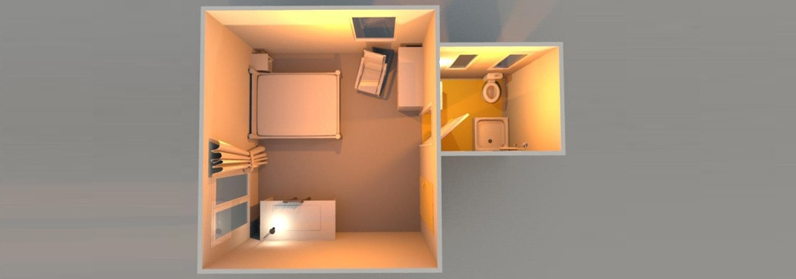 KASOS KAMBARYS – dvivietis numeris su dušu palėpėje